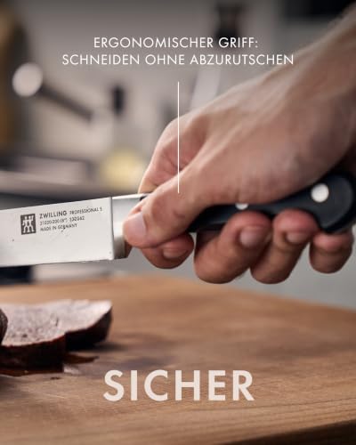 Foto von ZWILLING Professional S Messer-Set 3-teilig, Rostfreier Spezialstahl, Schwarz, Made in Germany