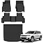 black floor + cargo mats