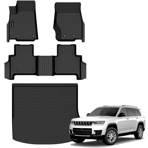 All Weather Floor Mats Cargo Mat Fit for Jeep Grand Cherokee(WL...
