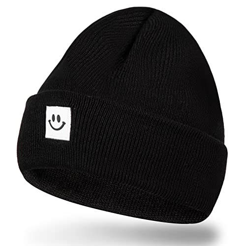 EKMTBJXY Herren Damen Strickmütze Warme Beanie Mütze, Weich Cuffed Wintermütze Laufmützen Cover