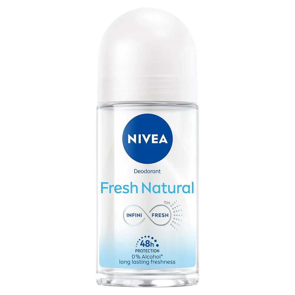 Nivea Fresh Natural Roll-On Deodorant Pack of 3 x 50 ml