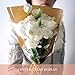 BBJ WRAPS Flower Bouquet Sleeve Clear Cellophane Plastic Packaging Bags-50 Counts