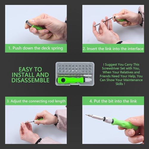 Image of Precision Screwdriver Set, Small Screwdrivr Set, Professional Grade 32 in 1 Magnetic Torx Screwdriver Set for Electronics, Repair Tool Kit for Watch Glasses Cell Phone Laptop and Appliances NEW 2026