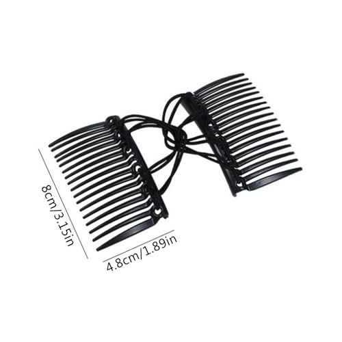 Set de 4 clips elásticos para cabello miniatura 2
