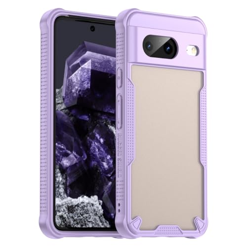 Coque pour Pixel 8 Google antichoc violette avec protection écran