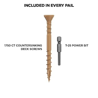 CAMO 2 X #8 - COUNTERSINKING Deck Screw 100 Count