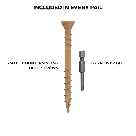 CAMO 2 X #8 - COUNTERSINKING Deck Screw 100 Count