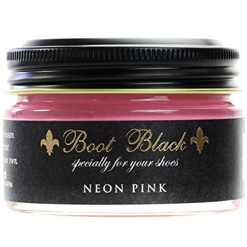 [ブートブラック] 靴磨き COLOR SHOE CREAM ネオンピンク 55g