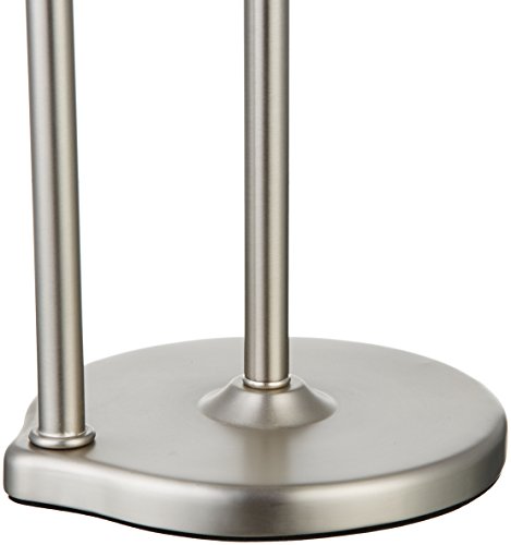 Amazon Basics Free Standing Bathroom Toilet Paper Holder Stand With Reserve, Silver Nickel #TOP2