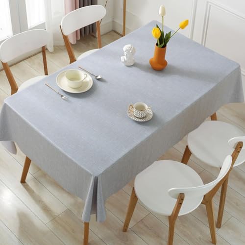 UmiHome �e�[�u���N���X �r�j�[�� ���� ���� ������� �e�[�u���J�o�[ ���� ���H PVC�� �����` tablecloth ����h�~ �h�� �h�� �e�[�u���}�b�g ���ϋv �ϔM �k�� �������ȒP ����ɂ��� ����80×120cm �O���[