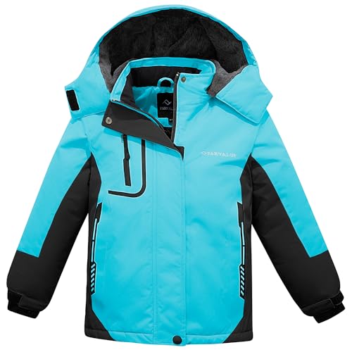FARVALUE Girls Waterproof Ski Jacket Windproof Winter Coat...