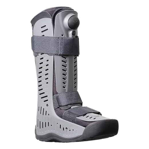 Ossur Rebound Air Walker Boot | Air Pump Rocker Bottom Ventilated Panels for Ankle Sprains Fractures Tendon Ligament Post-Op Rehab (Low Top, Medium)