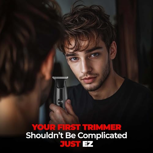 Image of BEARDO Ape-X EZ Trimmer for Men Beard | 110 Min Run Time | 7000 RPM Motor | Lithium Ion Battery | Multiple Length Settings | Durable Blades | Beard Trimmer for Gen Z