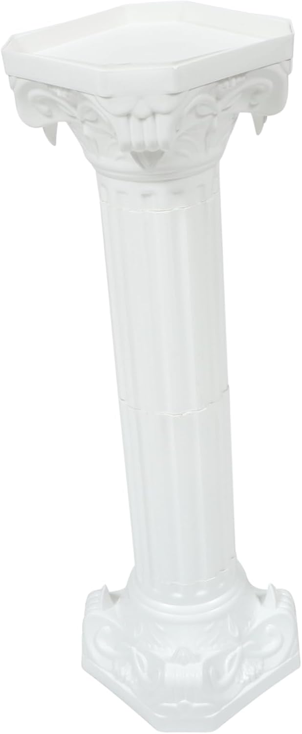 Wedding Roman Column Statue Elegant Decorative Pillar for Parties Flowerpot Holder Stylish Faux Pedestal for Landscaping Creative Design for Events