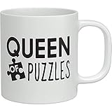 queens puzzle prize 🌲 Impresión a doble cara Queen of Puzzles White 11oz Novità Regalo Tazza Tazza di caffè