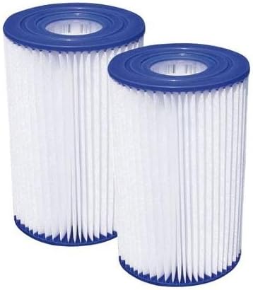 Summer EscapesB Cartridges, Two Pack of Swimming Pool Filters. Patented Cartridge Filter with Built-in Chlorinator.