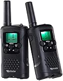 2 Funkgeräte WT-250 inklusive 2 Gürtelclips (abnehmbar), USB-Ladekabel und deutscher Anleitung. Fahrrad Walkie Talkies - Außerdem relevant oder passend zu: Talkie