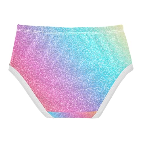 Wusikd Colorful Glitter Girls' Underwear Cotton Girls Briefs Soft Toddler Underwear 5T2