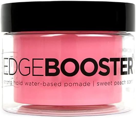 Style Factor Edge Booster Strong Hold Water-Based Pomade 3.38oz - Sweet Peach Scent
