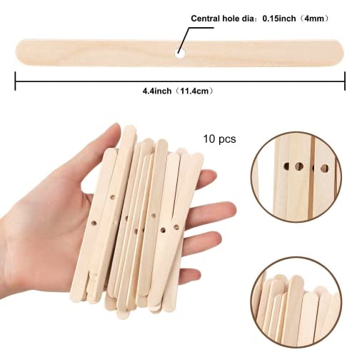 Mechas para velas de 6 pulgadas 100 unidades miniatura 3