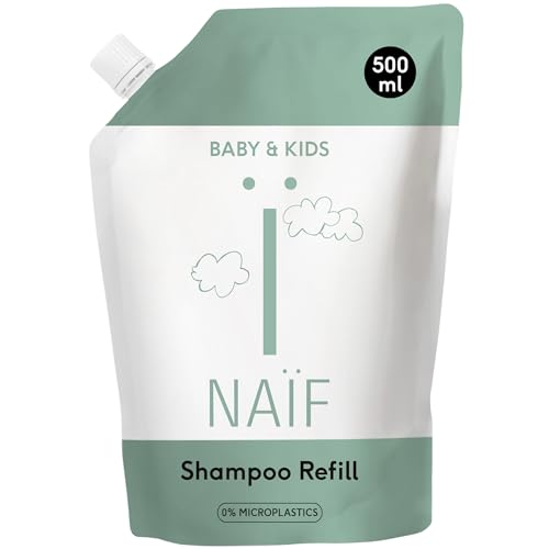 Naïf - verzorgende shampoo - voor baby's en kinderen - navulverpakking - natuurlijke ingrediënten - 500 ml