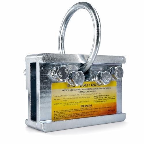 Teefinstia Standing Seam Roof Anchor 5000 lbs Non Penetrating Safety Clamp