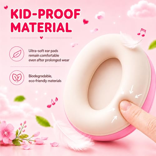 Eekontz Kids Wireless Headphones for Girls,Over-Ear Kids Headset by Eekontz - Used condition - Image 2