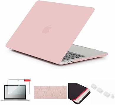 Se7enline for MacBook Pro 15 inch Case 2016-2019 A1707/A1990,Rose Quartz