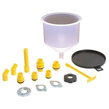 Lisle 24680 Spill-Free Funnel, Standard Adapters, 11 x 7 x 7 inches