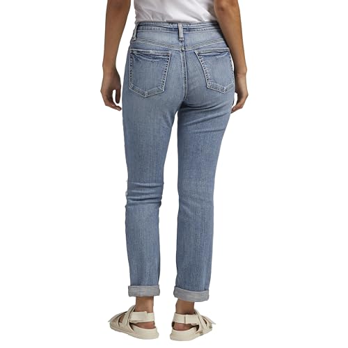 Silver Jeans Co. Women's Beau High Rise Slim Leg Jeans3