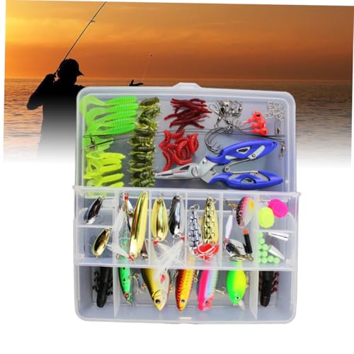 Señuelos de pesca multifuncional 101 piezas con cucharillas 7