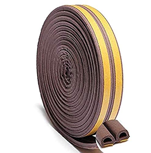 Beorol Sealing Tape Self Adhesive 'D' Profile Brown 2 x 3Mtrs DBR6 Beorol