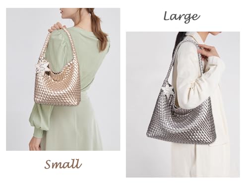 Bolso Tote Trenzado de Cuero Vegano para Mujer miniatura 6