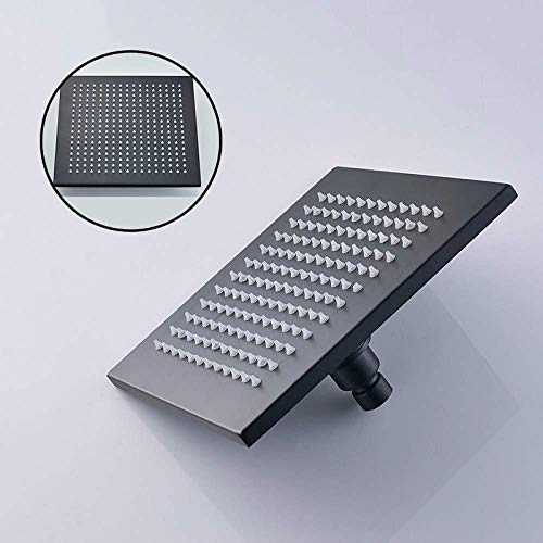 Ensemble de douche big rainfall 10 pouces noir mat à écran digital