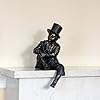 Bronze Effect Resin Victorian Street Urchin / Artful Dodger Decorative SHELF SITTER Ornament / Figurine