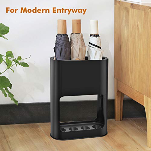 image for DricRoda Umbrella Rack with Removable Drip Tray, Umbrella Holder Stand