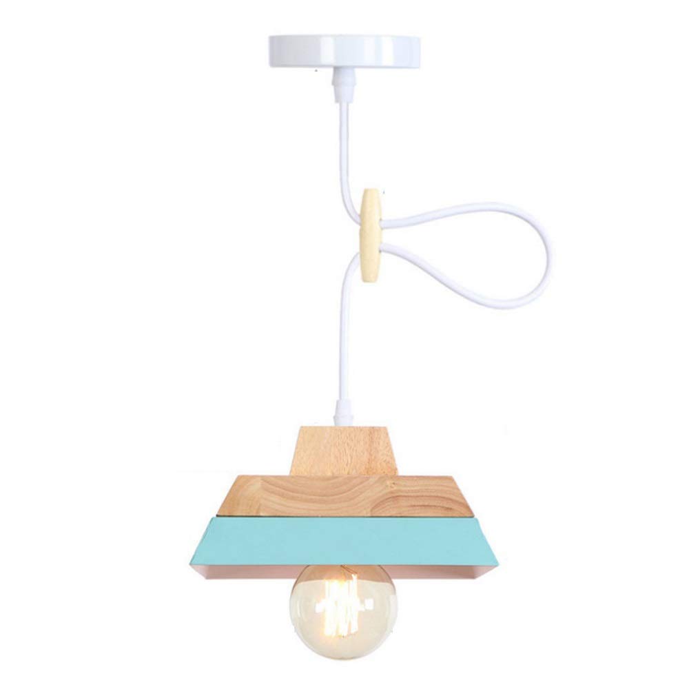 Suspension café style Chandelier Nordic design carré en fer pour ambiance loft chaleureuse E27