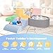 CAMELUS Toddler Climbing Toys Indoor, Baby Foam Climbing Blocks with Ball Pit for 1-3 Years Old, 6-Piece Soft Play Set Climbing Blocks, Climb Crawl Activity Play, Birthday (Balls not Included)