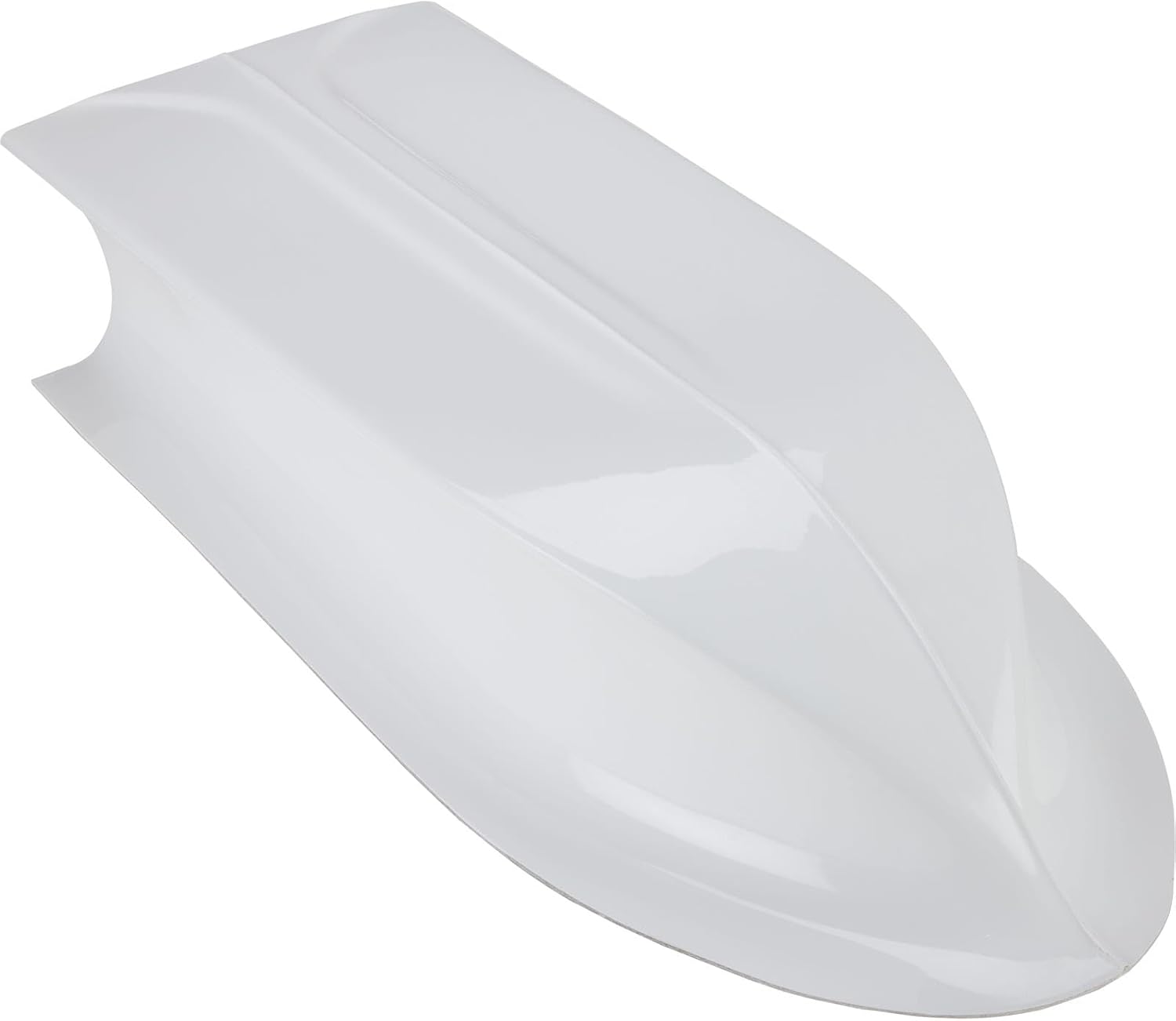 Speedway Motors Tunnel Ram I Drag Racing Fiberglass Hood Scoop Gasser Style Universal Fit Gloss Gelcoat Ready for Paint 26 x 13 x 8 Inch Open Rear Design