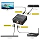 PROZOR Optisch Koaxial Bidirektional DA Wandler Digital Audio Konverter DAC Toslink SPDIF Coaxial Bidirektional Audio Adapter Splitter, DTS/Dolby-AC3 192 KHz
