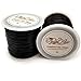 Produktbild CRYSTAL THREAD ELASTISCHES NYLON GARN FÜR BRASILIANISCHE HAAR EXTENSIONS METHODE (BRAZILIAN HAIR KNOTS) & OPEN BRAIDS HAARVERLÄNGERUNGEN GEEIGNET. 2 Stück SET (SCHWARZ)