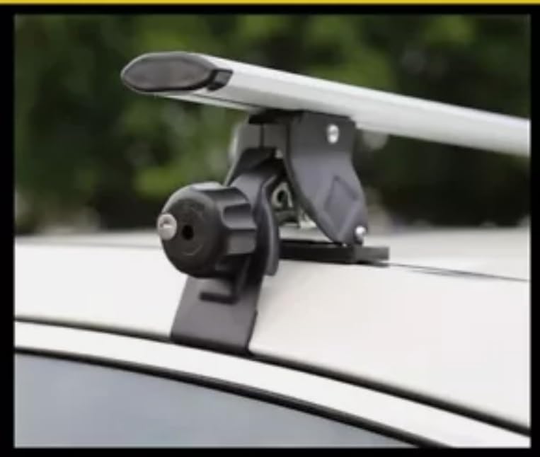 2PCS Aluminum Roof Rack Cross Bars for Rooftop Compatible with Fixed Points Roofs Fits for Volkswagen ID.4 CROZZ 2022-2025(Silver)
