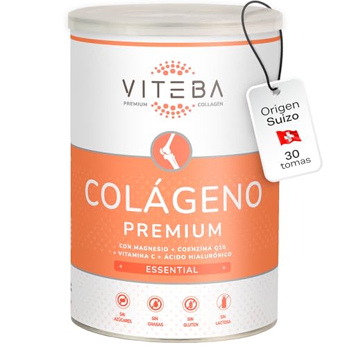 Viteba Colágeno Hidrolizado Puro en Polvo Sabor Neutro 330 g - Pé...