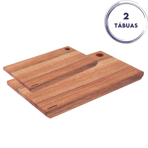 Kit 2 peças Tábua de Corte para Carne Churrasco Vegetais Utily