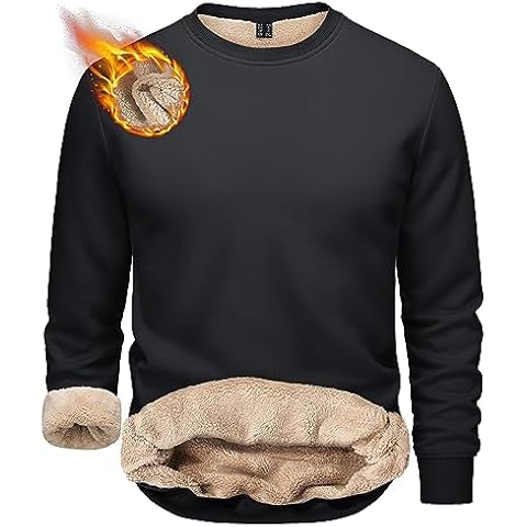 TACVASEN Men's Fleece Pullover Sweatshirt Cover