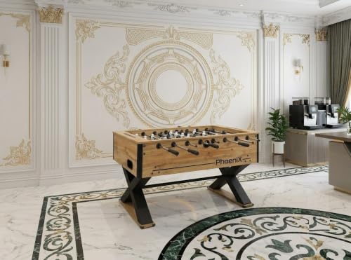 Image of BOOT BOY 'Phoenix' Foosball Table II Soccer Game for Adults II Strong Fooseball Table II Perfect to Handle Tough Games at Offices, Clubs, Resorts, Colleges, Men's Cave II 55 * 30 * 35 Inches /L*B*H