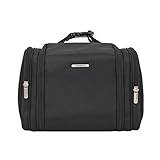Travelon Hanging Toiletry Kit, Black, 10.75 x 21 x 4.5