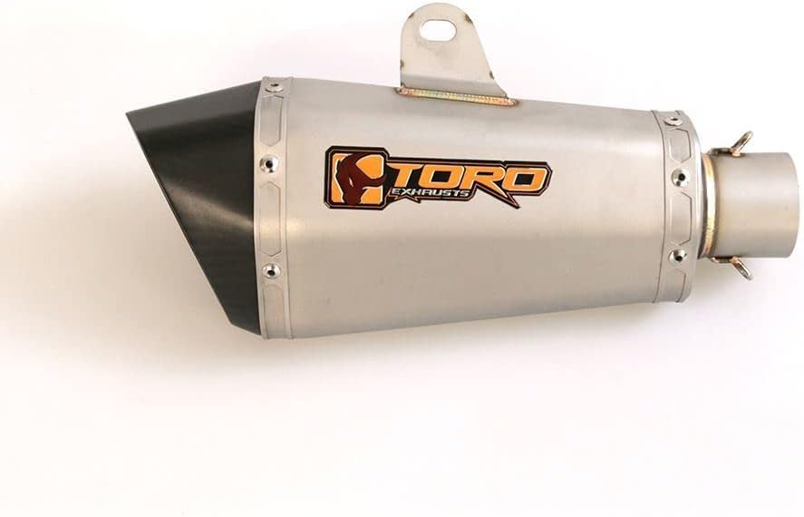 T1-HXC-0104-YAM-02 T1 Hex Cone Motorcycle Exhaust Kit Yamaha YZF-R6 2003-2005, Stainless/Carbon