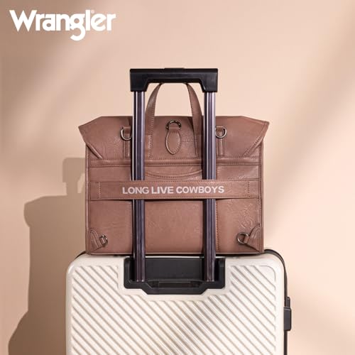 Image of Wrangler Laptop Bag for Women Messenger Bag Briefcase Computer Backpack Convertible Satchel Bag