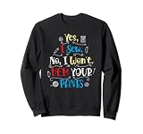 Yes I Sew No I Won't Hearm Your Pants Costura para colchas Sudadera